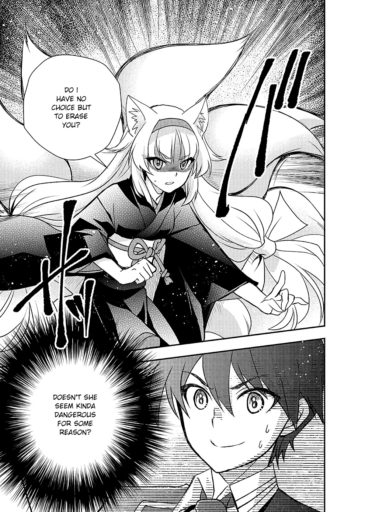 Level 1 no Saikyou kenja ~Noroi de sai kakyuu mahou shika tsukaenaikedo, kami no kanchigai de mugen no maryoku o te ni ire saikyou ni~ Chapter 9 page 9 - Chapter 9: My classmate signed me into a contract