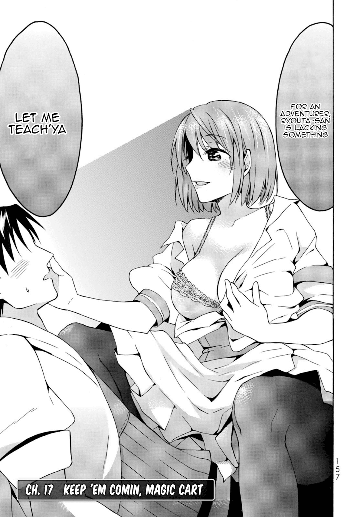 Level 1 with S-rank Drop Rate is the Strongest Chapter 17.1 page 1 - Chapter 17.1: Keep 'em comin, Magic cart
