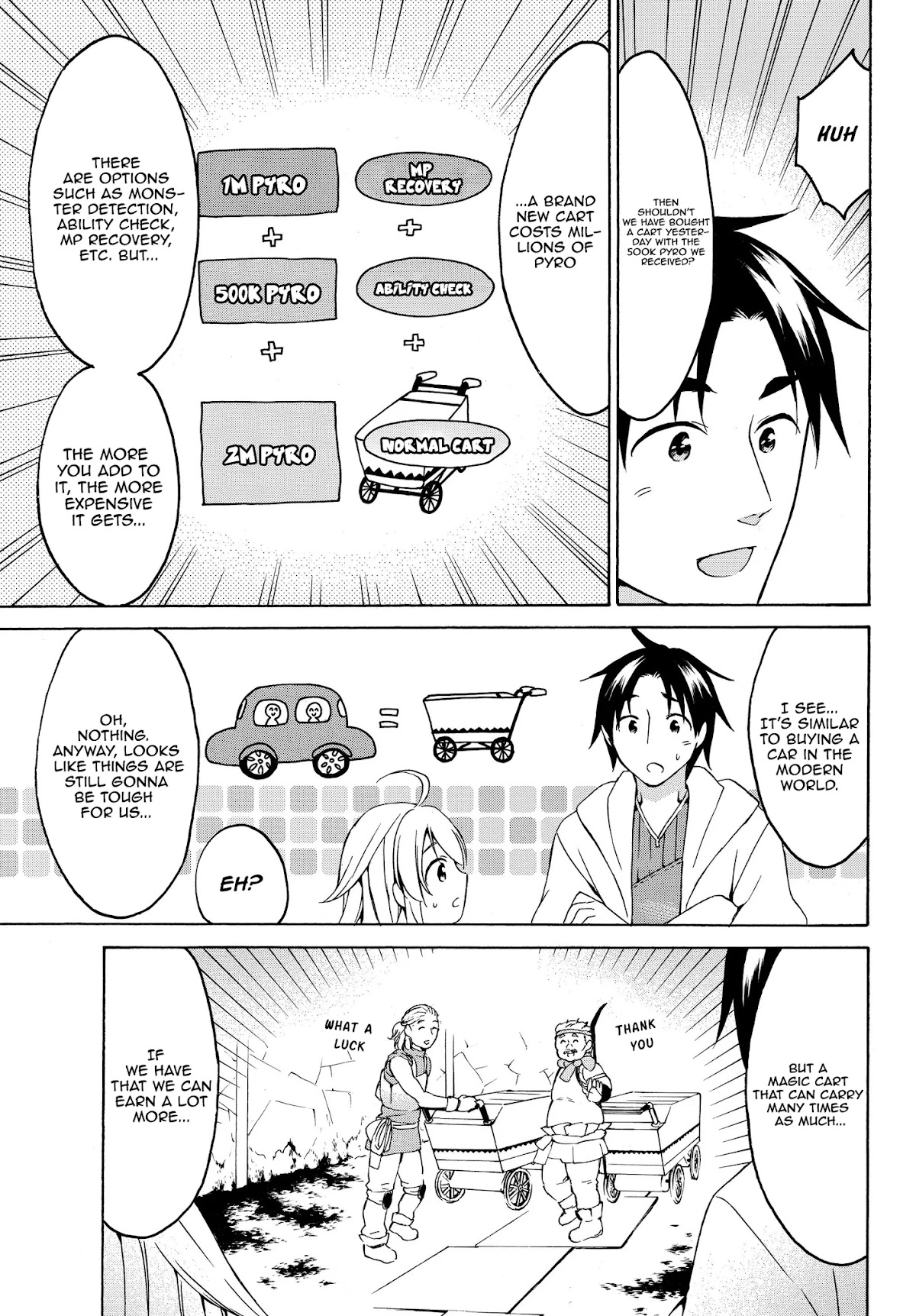 Level 1 with S-rank Drop Rate is the Strongest Chapter 17.1 page 9 - Chapter 17.1: Keep 'em comin, Magic cart