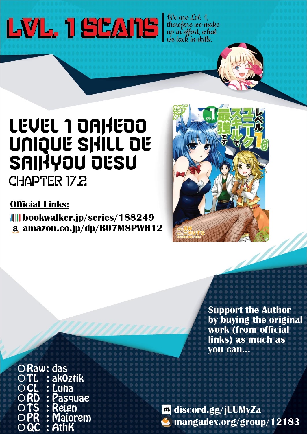 Level 1 with S-rank Drop Rate is the Strongest Chapter 17.2 page 18 - Chapter 17.2