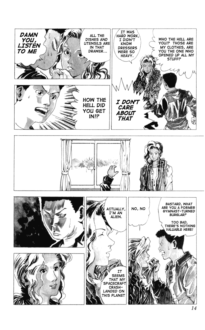 Level E Chapter 1 page 14 - Chapter 1 v2 : An alien on the planet