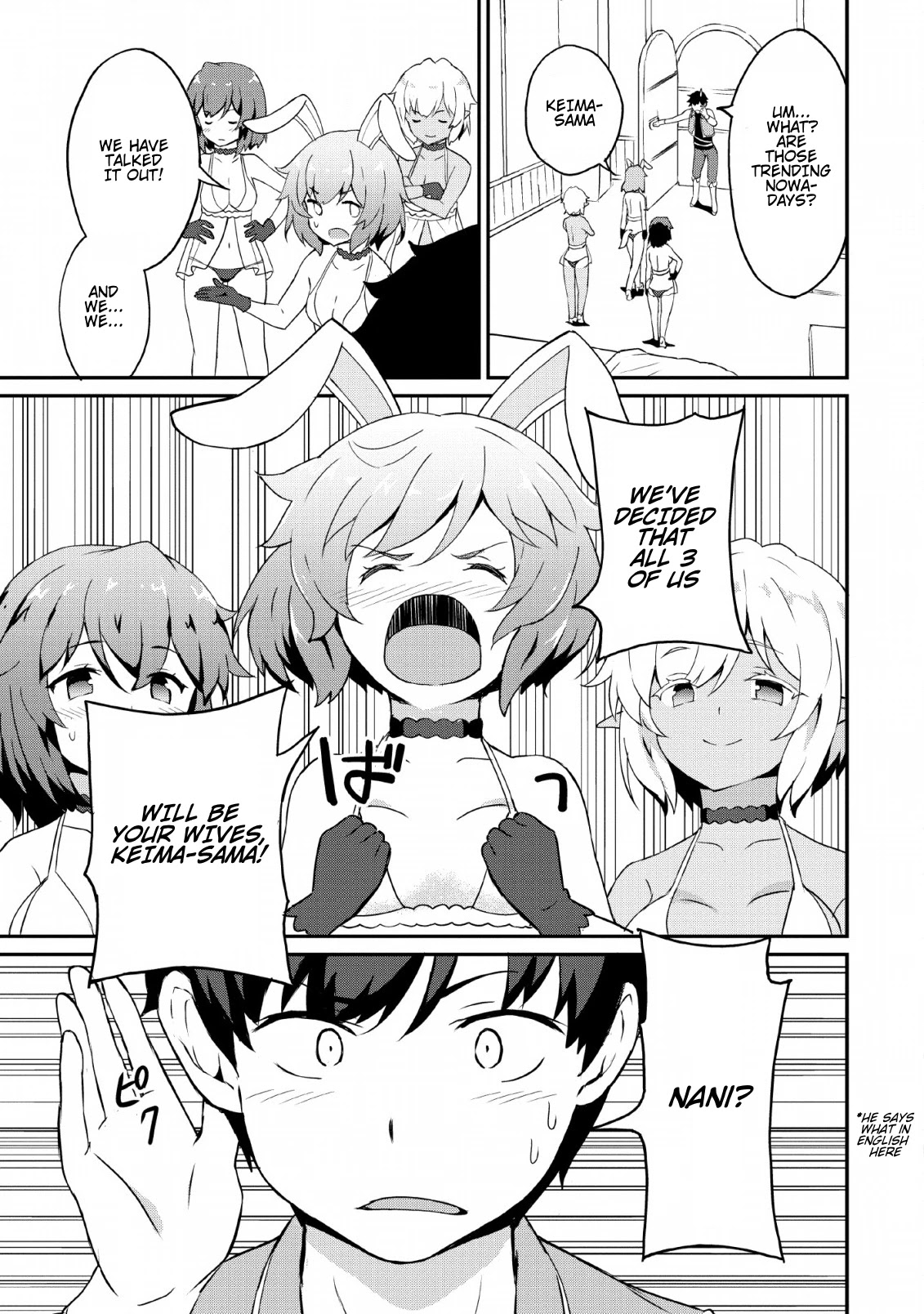 Level Up Just By Eating Chapter 18 page 21 - Chapter 18: The 3 Girls' Marriage