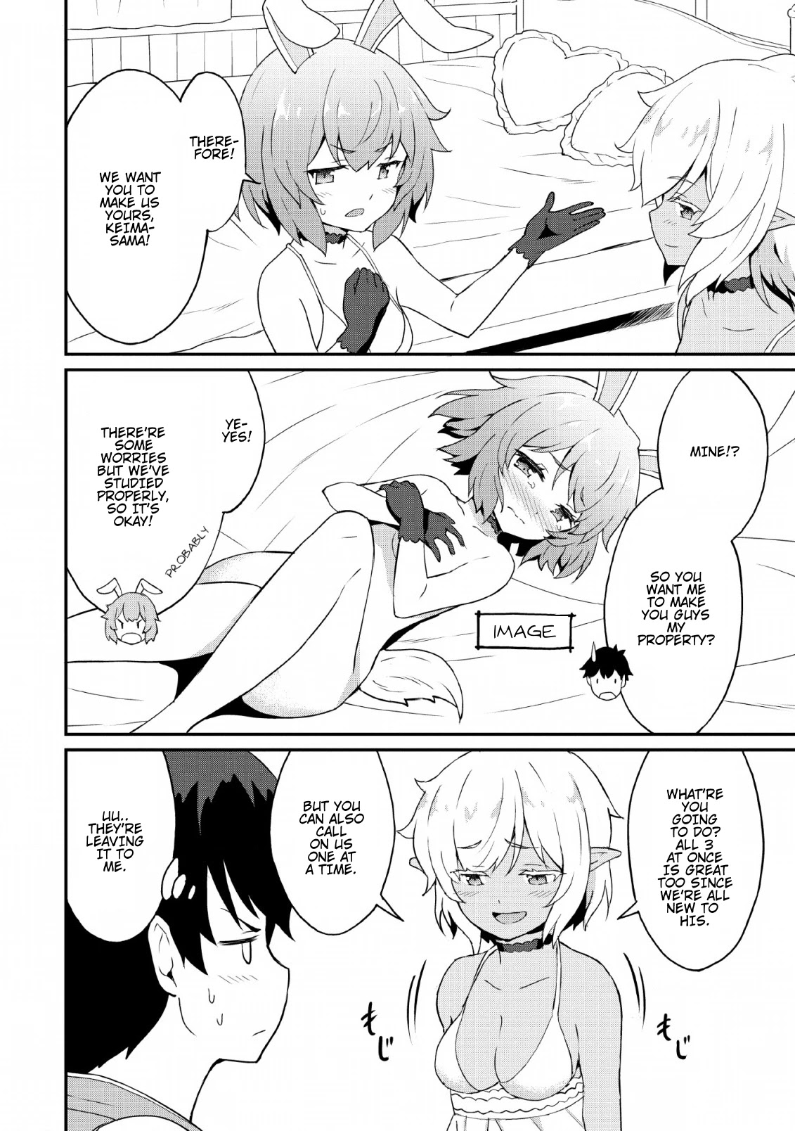 Level Up Just By Eating Chapter 18 page 22 - Chapter 18: The 3 Girls' Marriage
