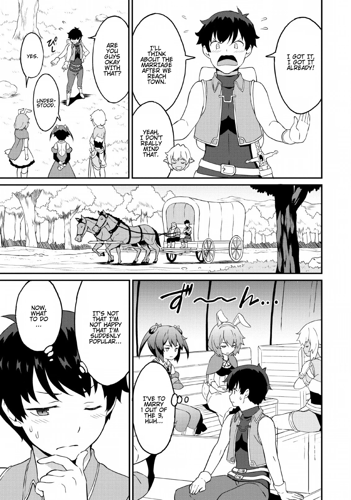 Level Up Just By Eating Chapter 18 page 7 - Chapter 18: The 3 Girls' Marriage