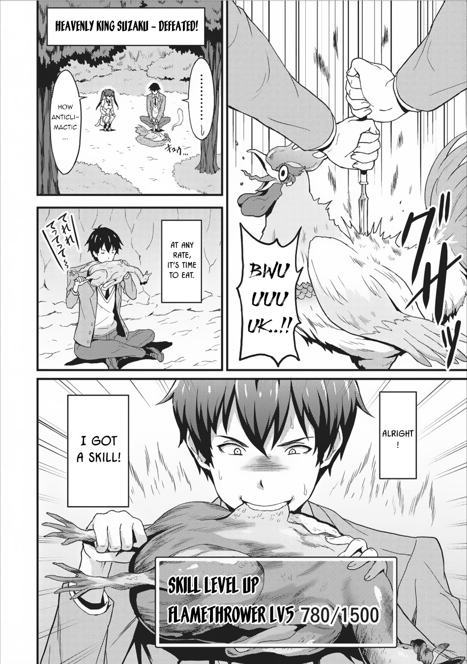 Level Up Just By Eating Chapter 2 page 21 - Chapter 2: The Four Heavenly Kings of the Forest