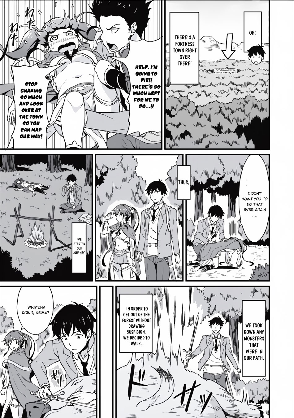 Level Up Just By Eating Chapter 4 page 4 - Chapter 4: Setting Forth To A New Town