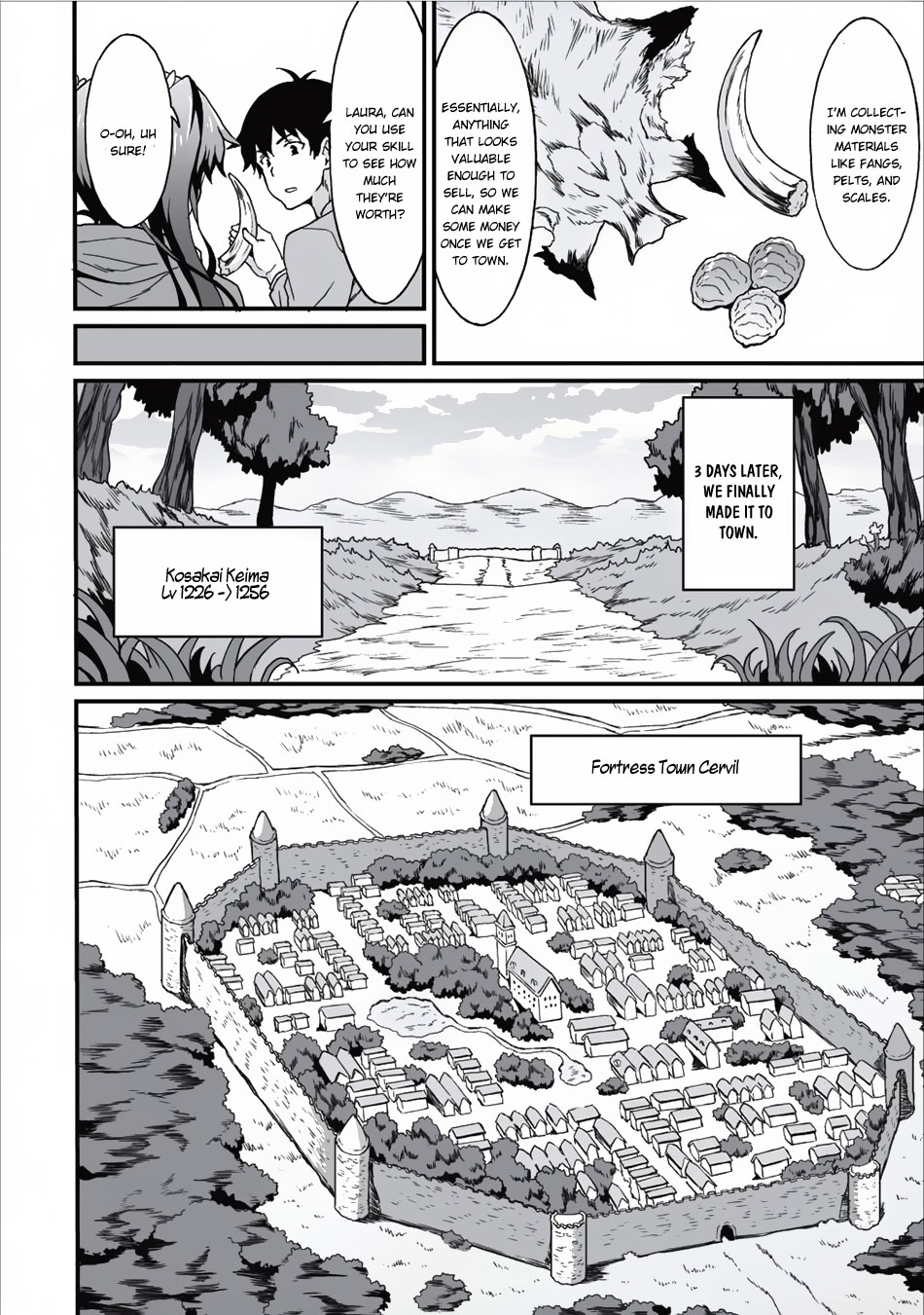 Level Up Just By Eating Chapter 4 page 5 - Chapter 4: Setting Forth To A New Town