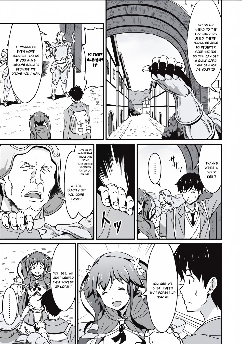 Level Up Just By Eating Chapter 4 page 8 - Chapter 4: Setting Forth To A New Town