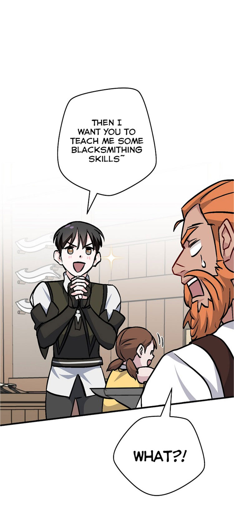 Leveling Up, by Only Eating! Chapter 35 page 53 - Chapter 35: Blacksmith