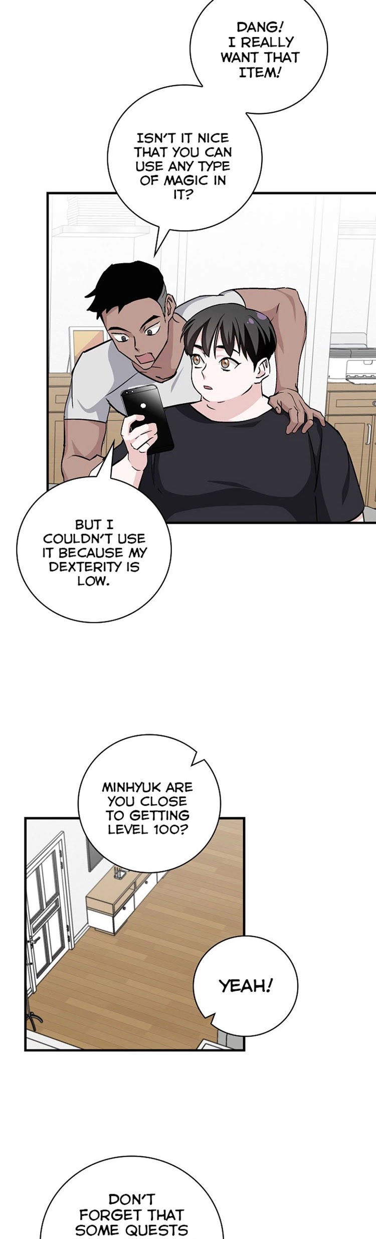 Leveling Up, by Only Eating! Chapter 42 page 4 - Chapter 42: Friends