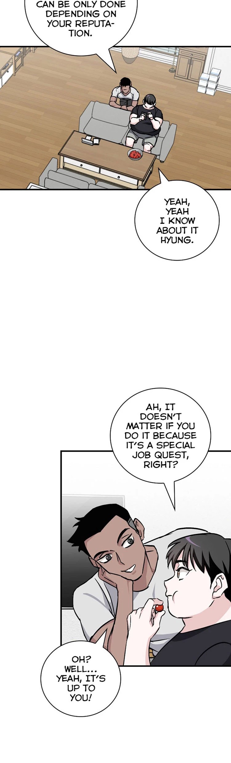 Leveling Up, by Only Eating! Chapter 42 page 5 - Chapter 42: Friends