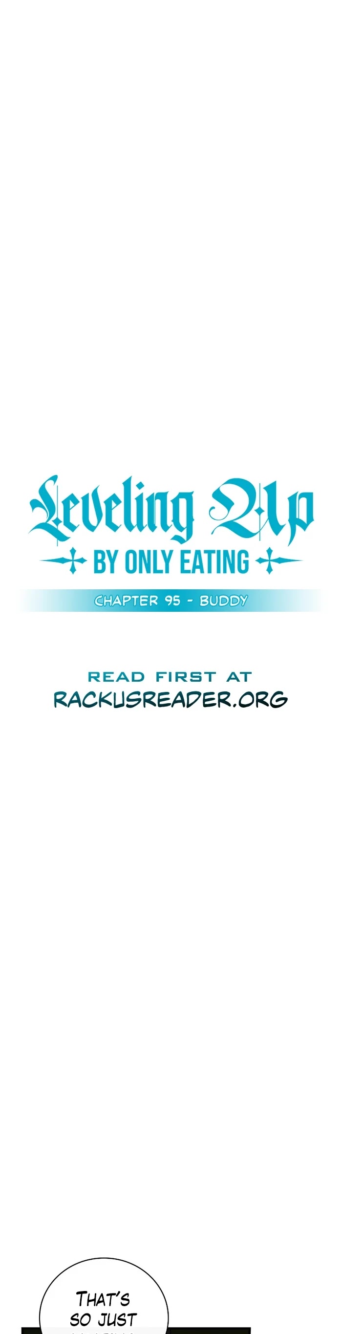 Leveling Up, by Only Eating! Chapter 95 page 10 - Chapter 95: Buddy