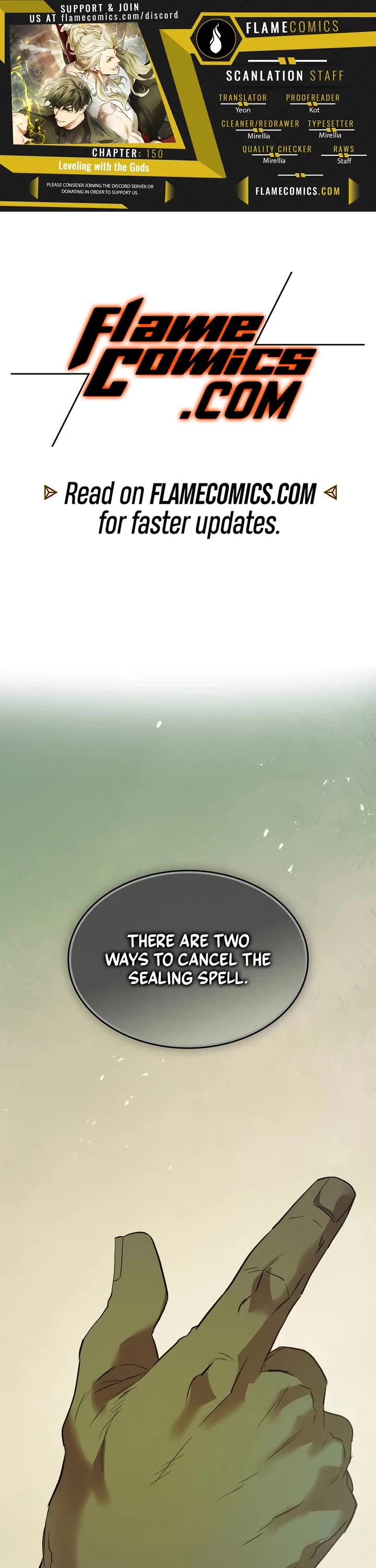 Leveling With The Gods Chapter 150 page 1 - Chapter 150