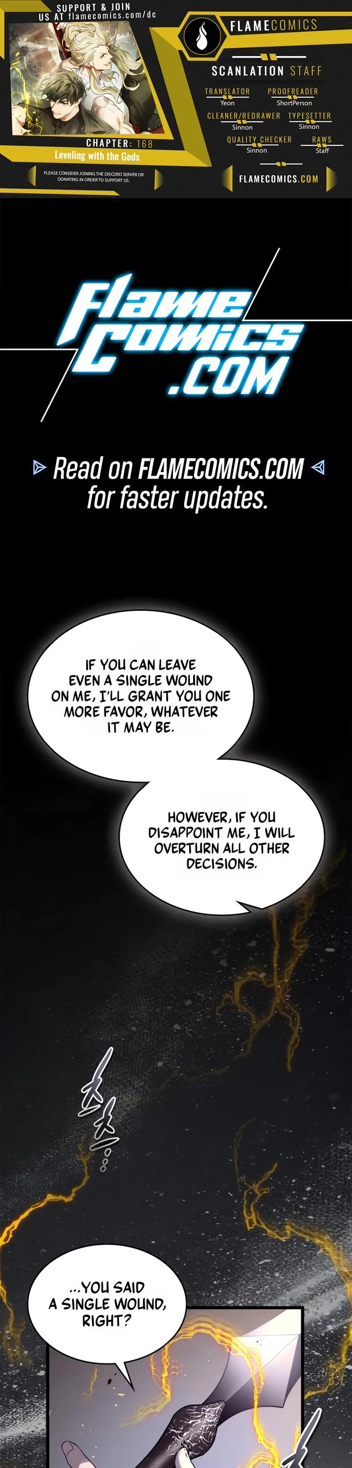 Leveling With The Gods Chapter 168 page 1 - Chapter 168