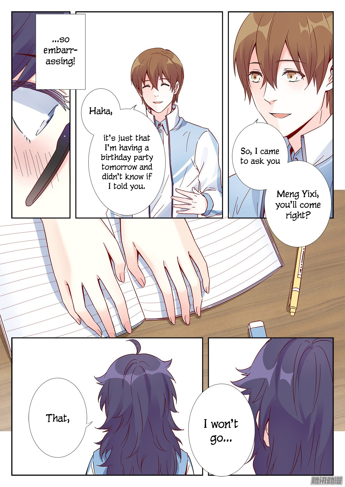 Lian Ai 1/2 Chapter 1 page 13 - Chapter 1: Birthday Party