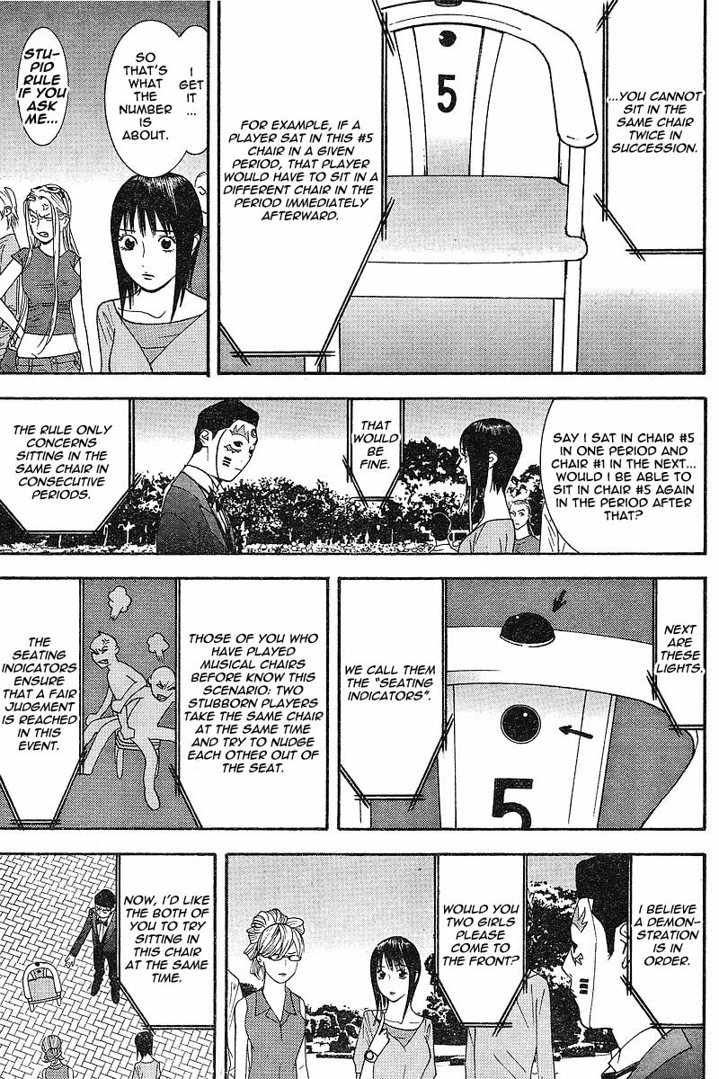 Liar Game Chapter 104 page 7 - Chapter 104: Musical Chairs
