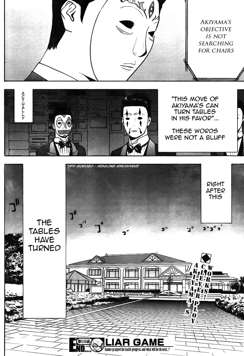 Liar Game Chapter 115 page 18 - Chapter 115: Abstaining