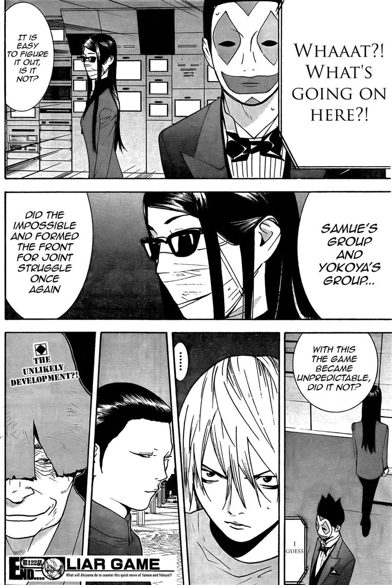 Liar Game Chapter 122 page 18 - Chapter 122: Logical Reasoning