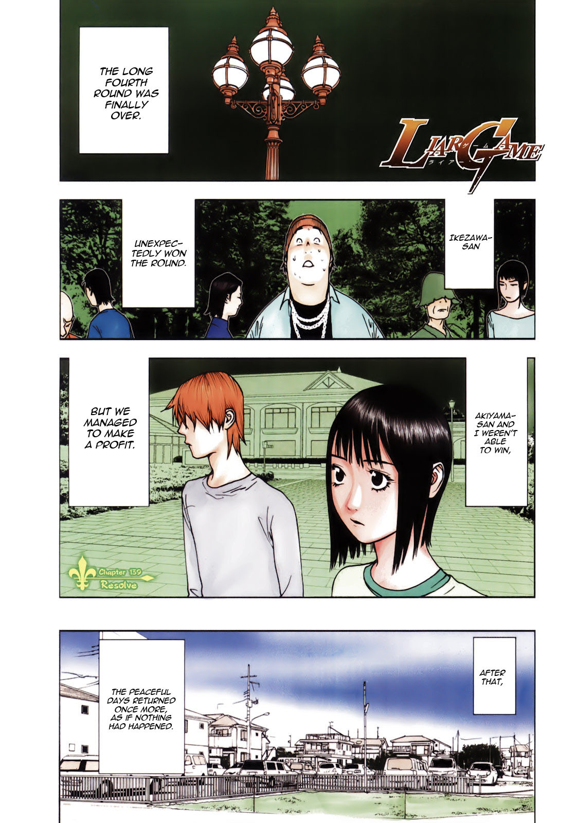 Liar Game Chapter 139 page 5 - Chapter 139: Resolve