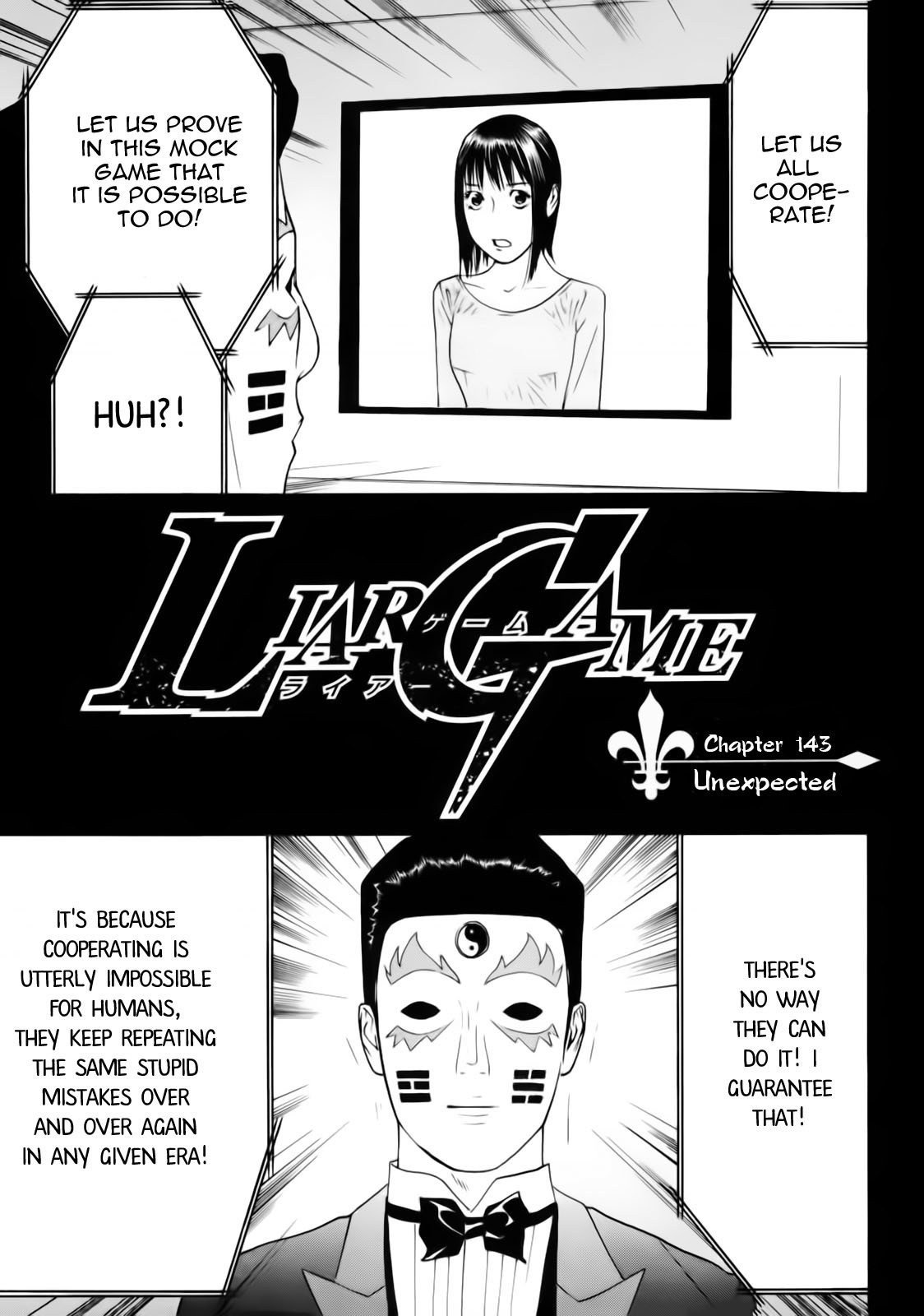 Liar Game Chapter 143 page 1 - Chapter 143: Unexpected