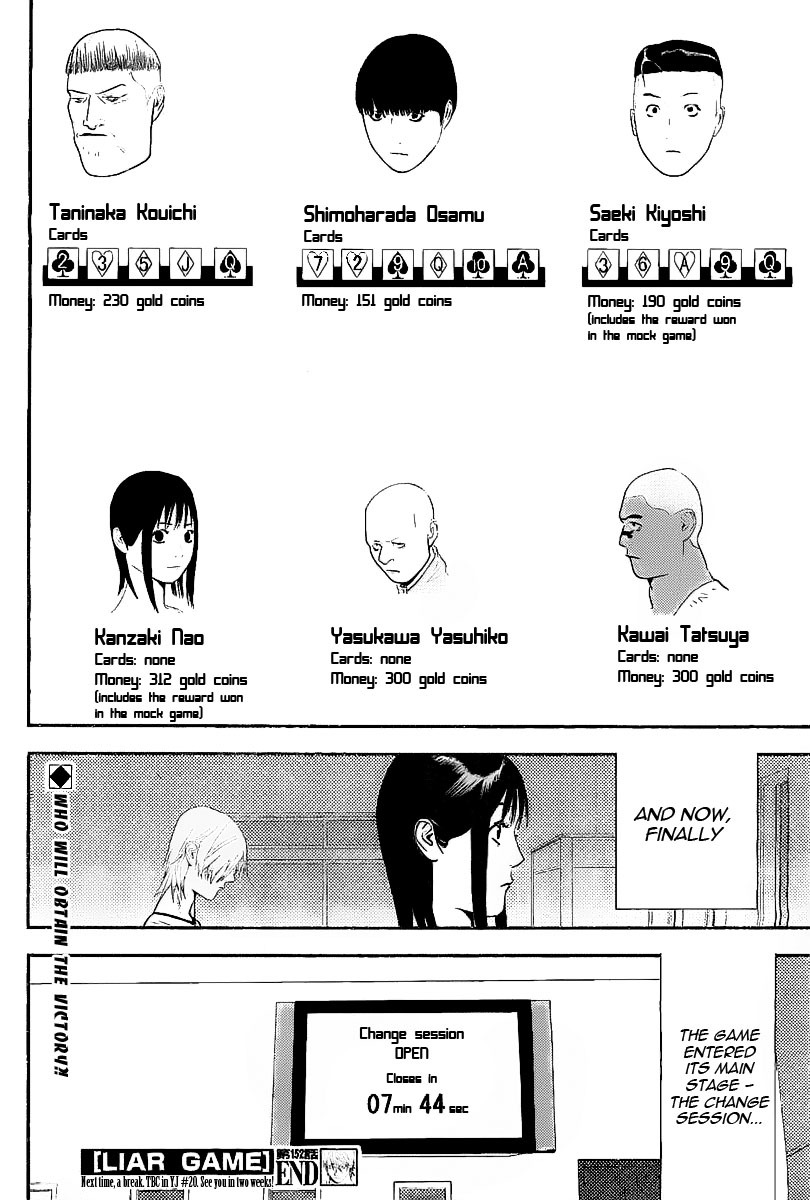 Liar Game Chapter 152 page 18 - Chapter 152: Prologue
