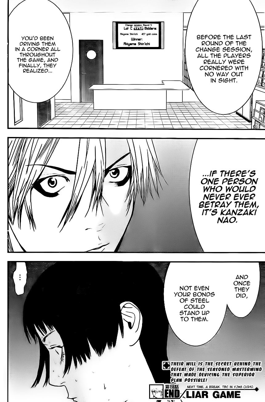 Liar Game Chapter 166 page 18 - Chapter 166: Will