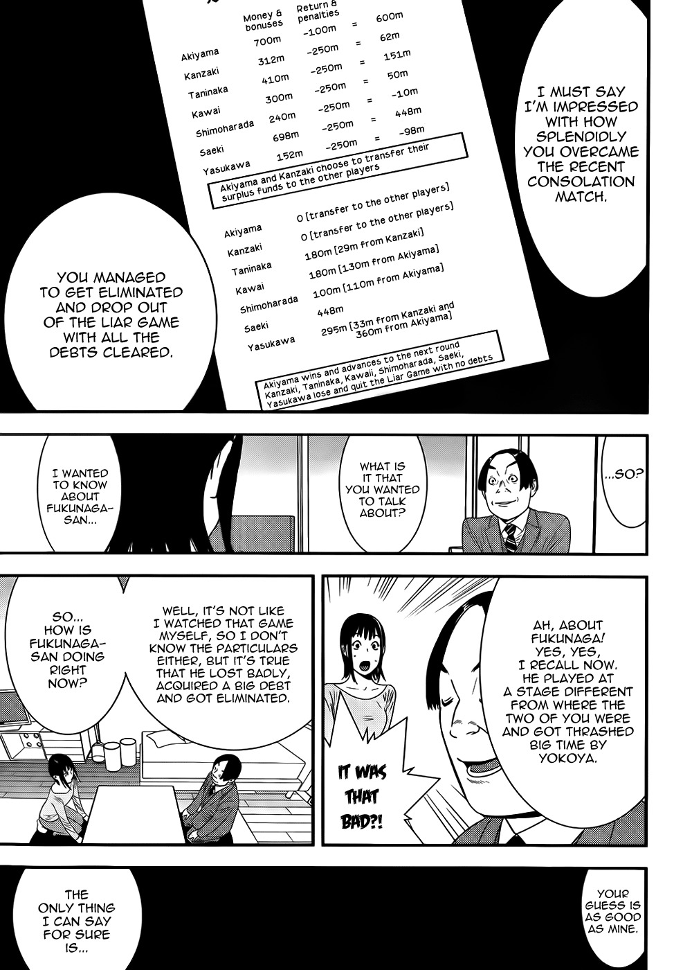 Liar Game Chapter 170 page 5 - Chapter 170: Convening