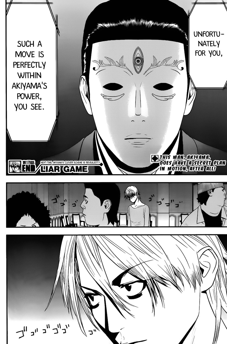 Liar Game Chapter 179 page 20 - Chapter 179: Convergence