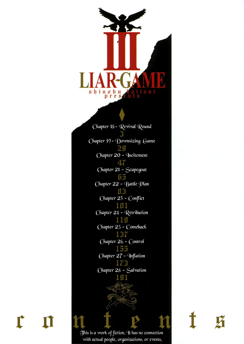 Liar Game Chapter 18 page 5 - Chapter 18: Revival Round