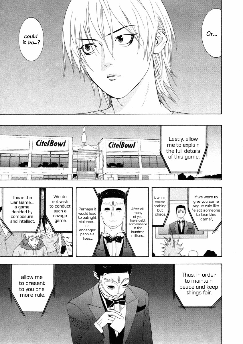 Liar Game Chapter 19 page 15 - Chapter 19: Downsizing Game