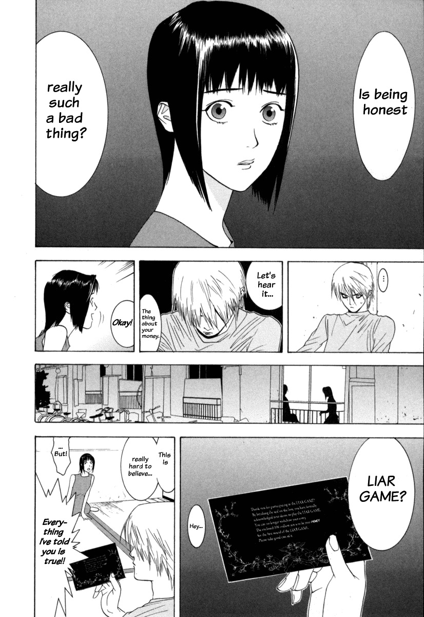 Liar Game Chapter 2 page 11 - Chapter 2: Flaw