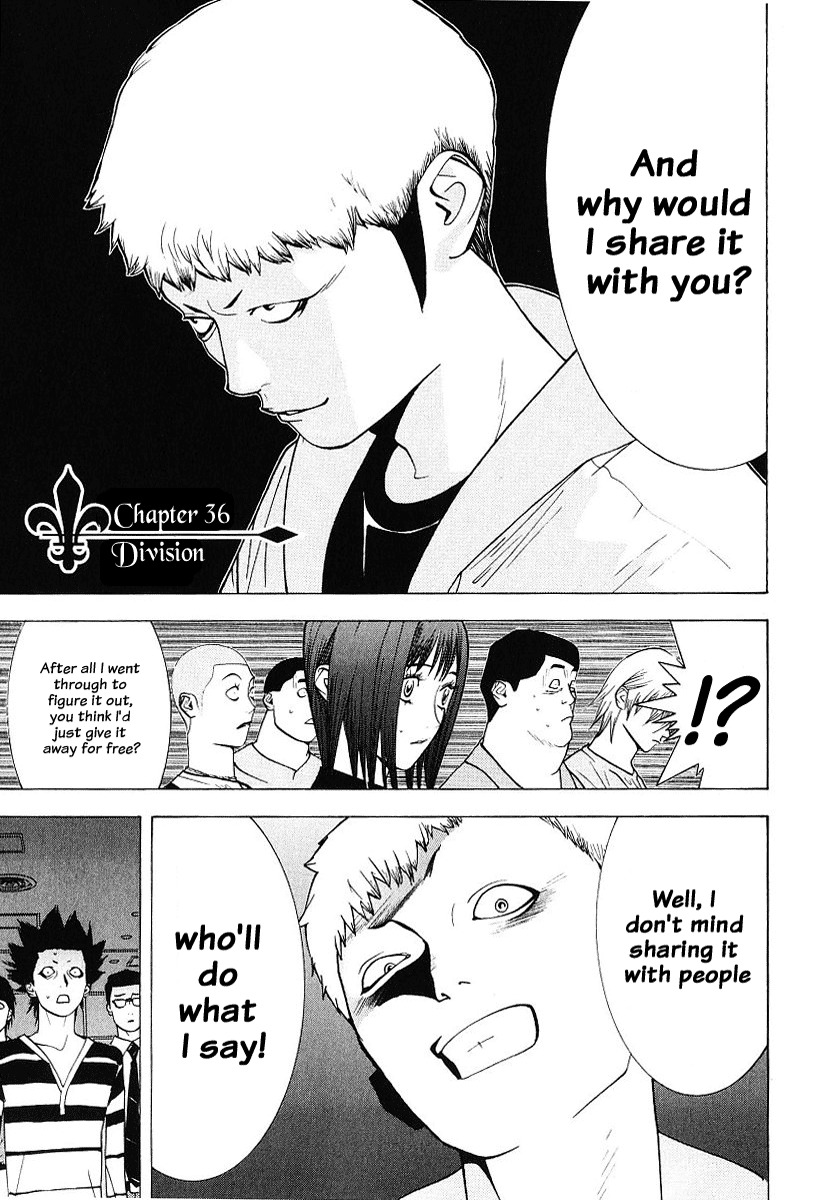 Liar Game Chapter 36 page 1 - Chapter 36: Division