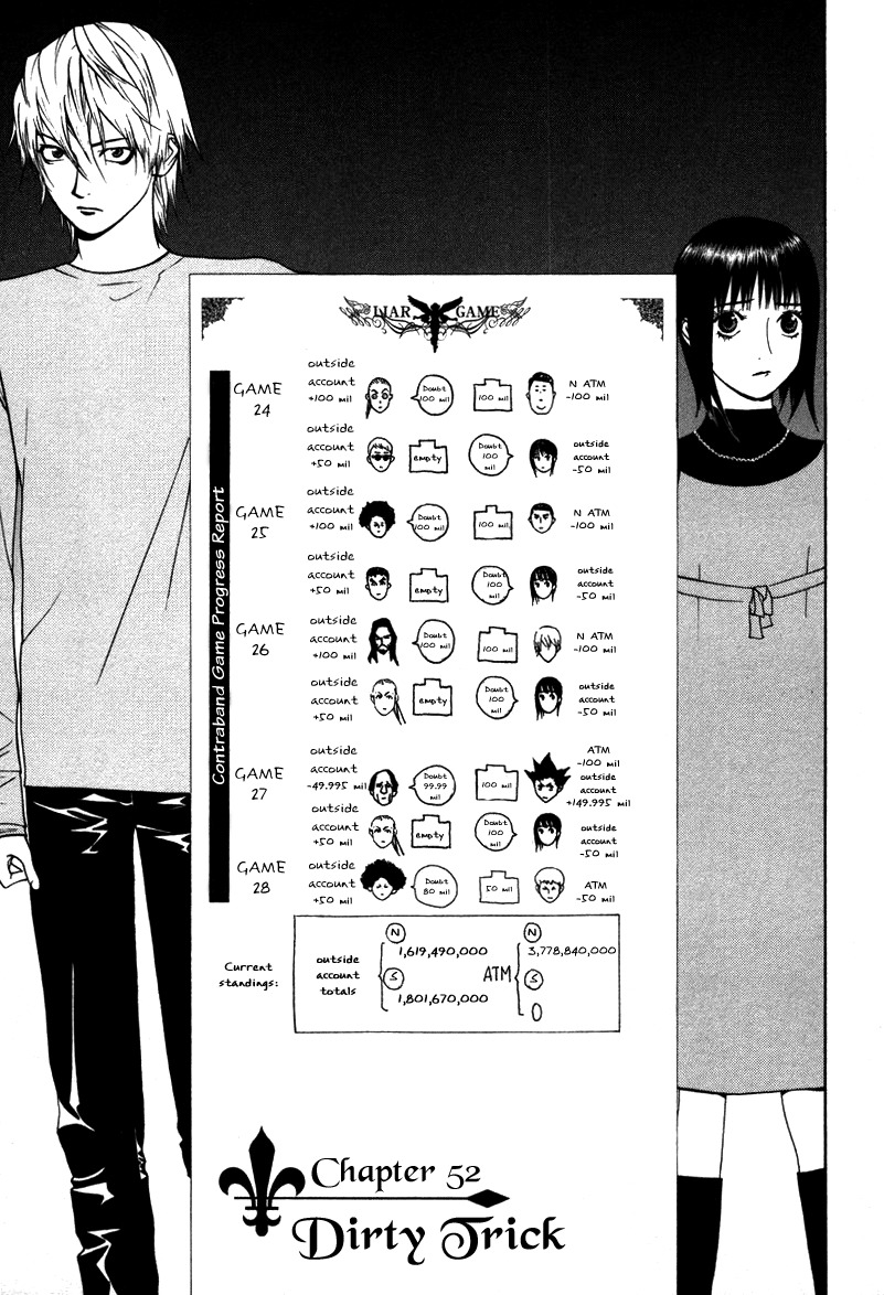 Liar Game Chapter 52 page 1 - Chapter 52: Scheme