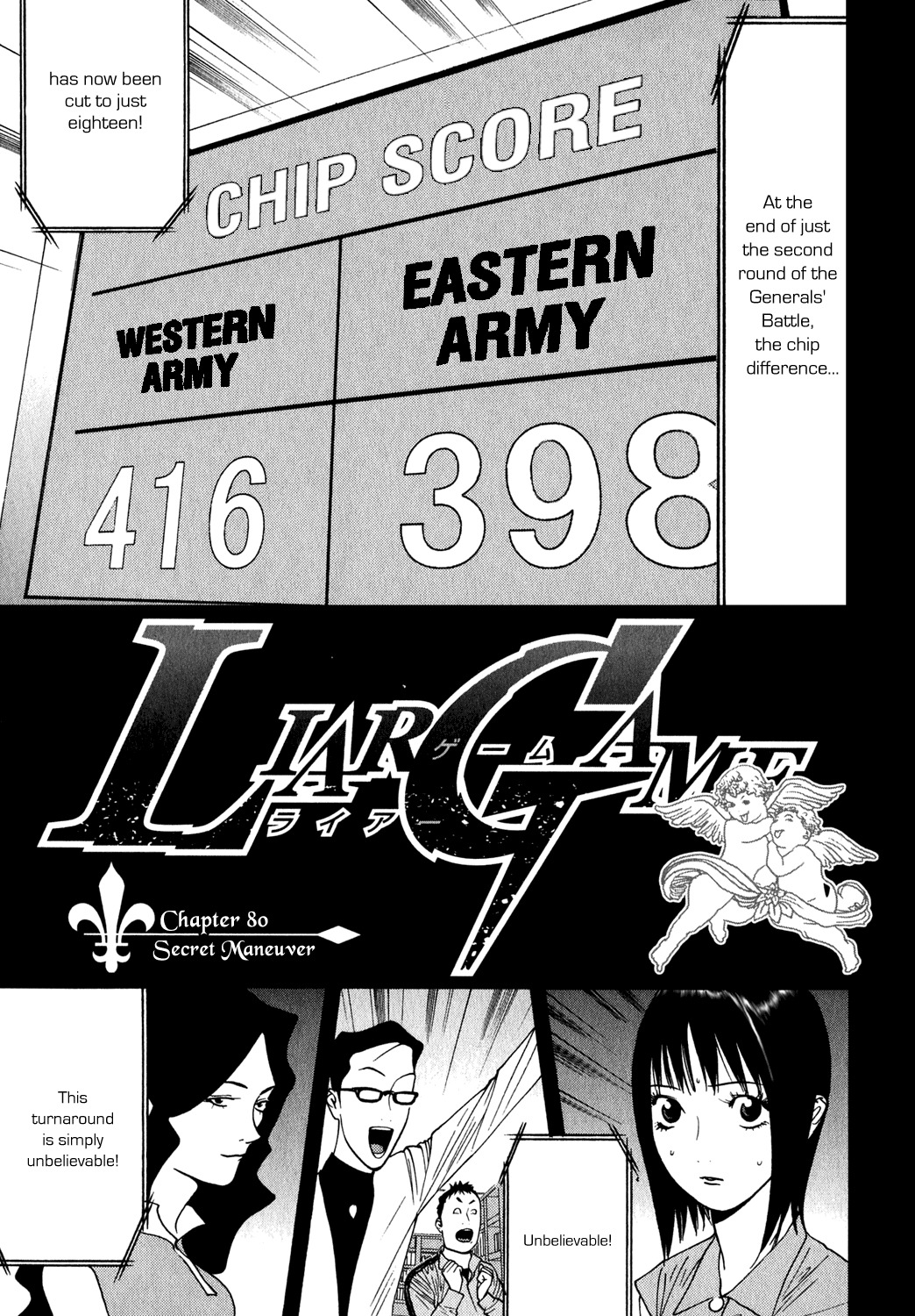 Liar Game Chapter 80 page 1 - Chapter 80: Secret Maneuver