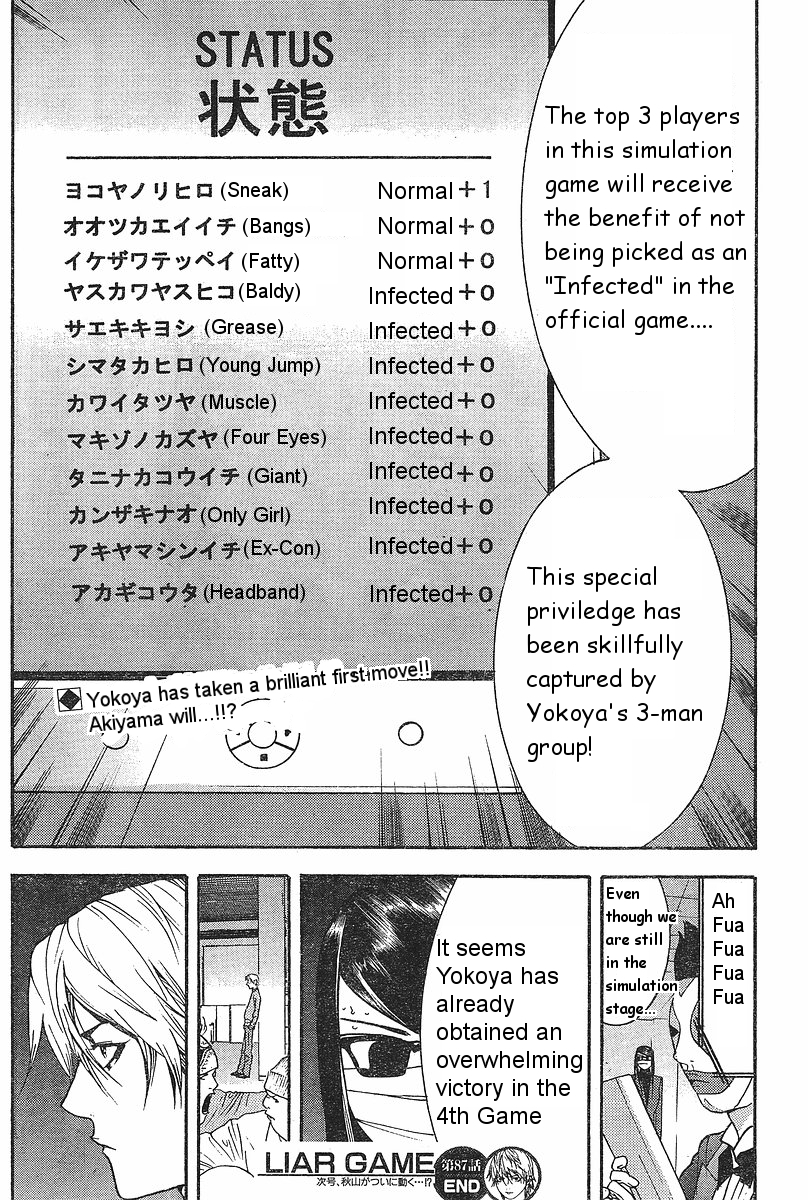 Liar Game Chapter 87 page 18 - Chapter 87: Virus Outbreak