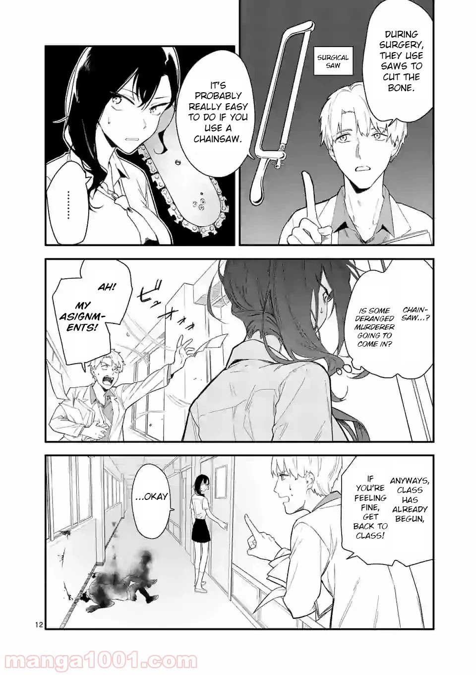 Liar Satsuki Can See Death Chapter 1 page 12 - Chapter 1: Decapitation
