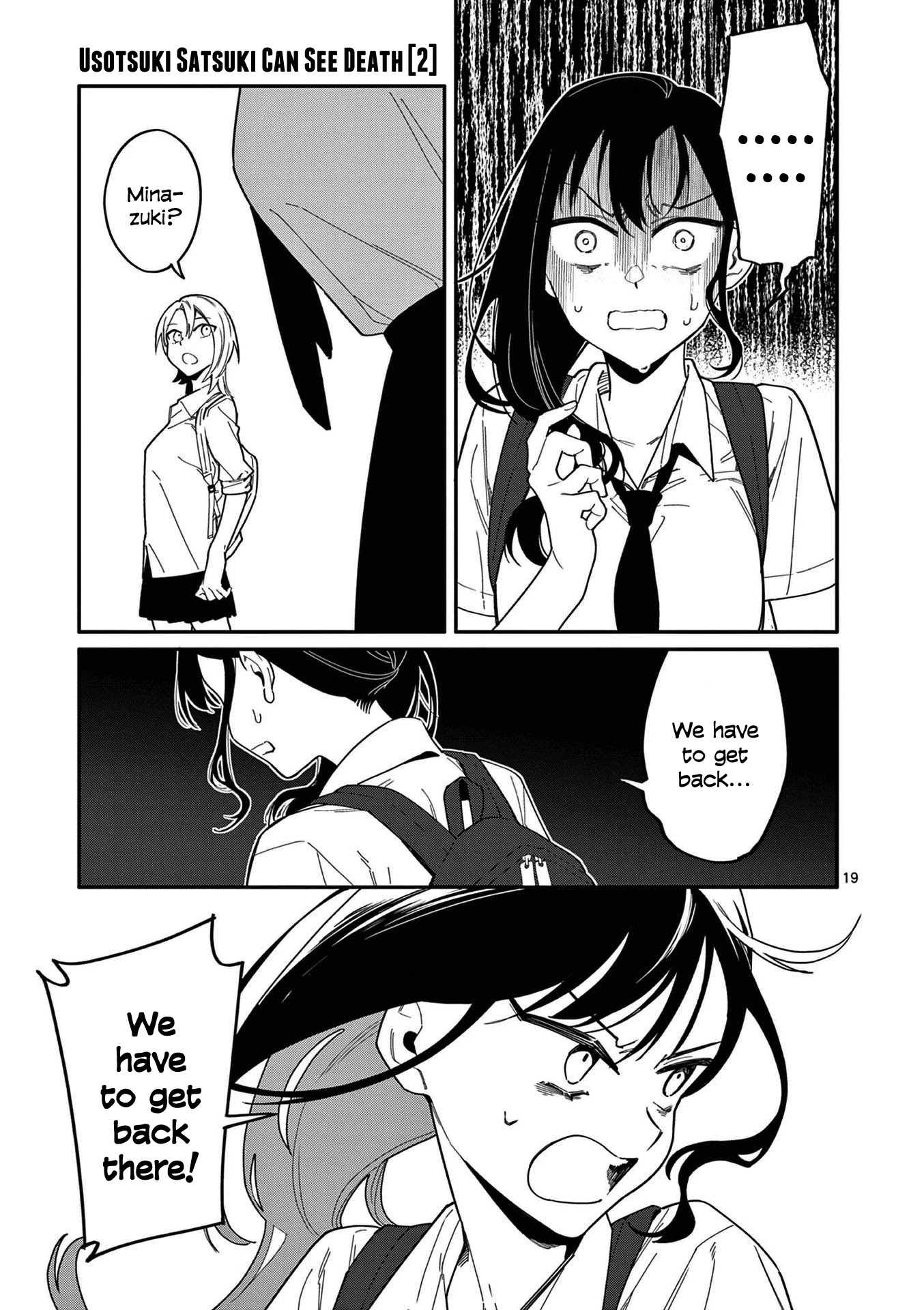 Liar Satsuki Can See Death Chapter 13 page 19 - Chapter 13: Multiplication (2)