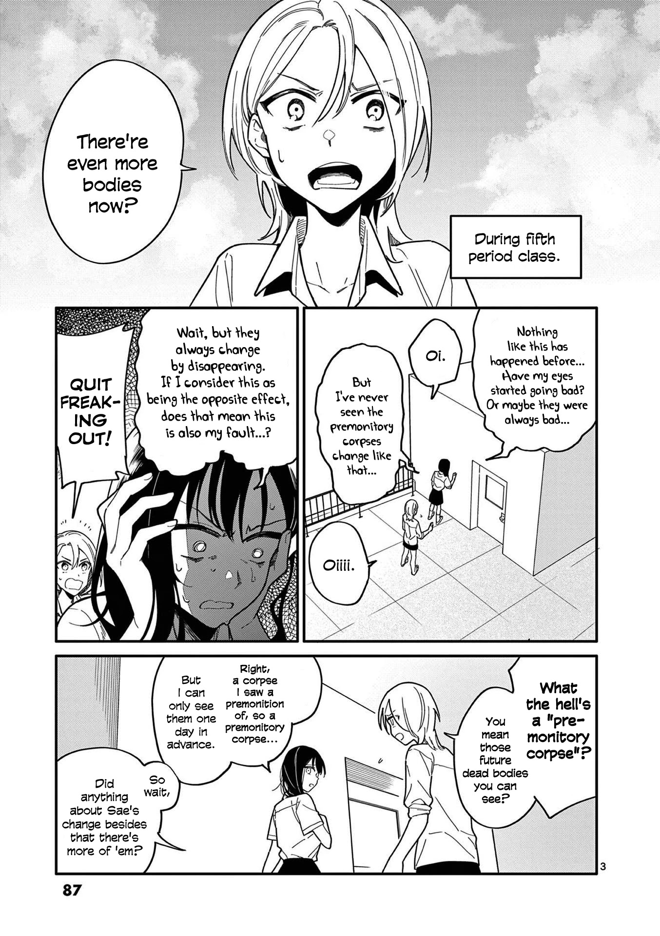 Liar Satsuki Can See Death Chapter 13 page 3 - Chapter 13: Multiplication (2)