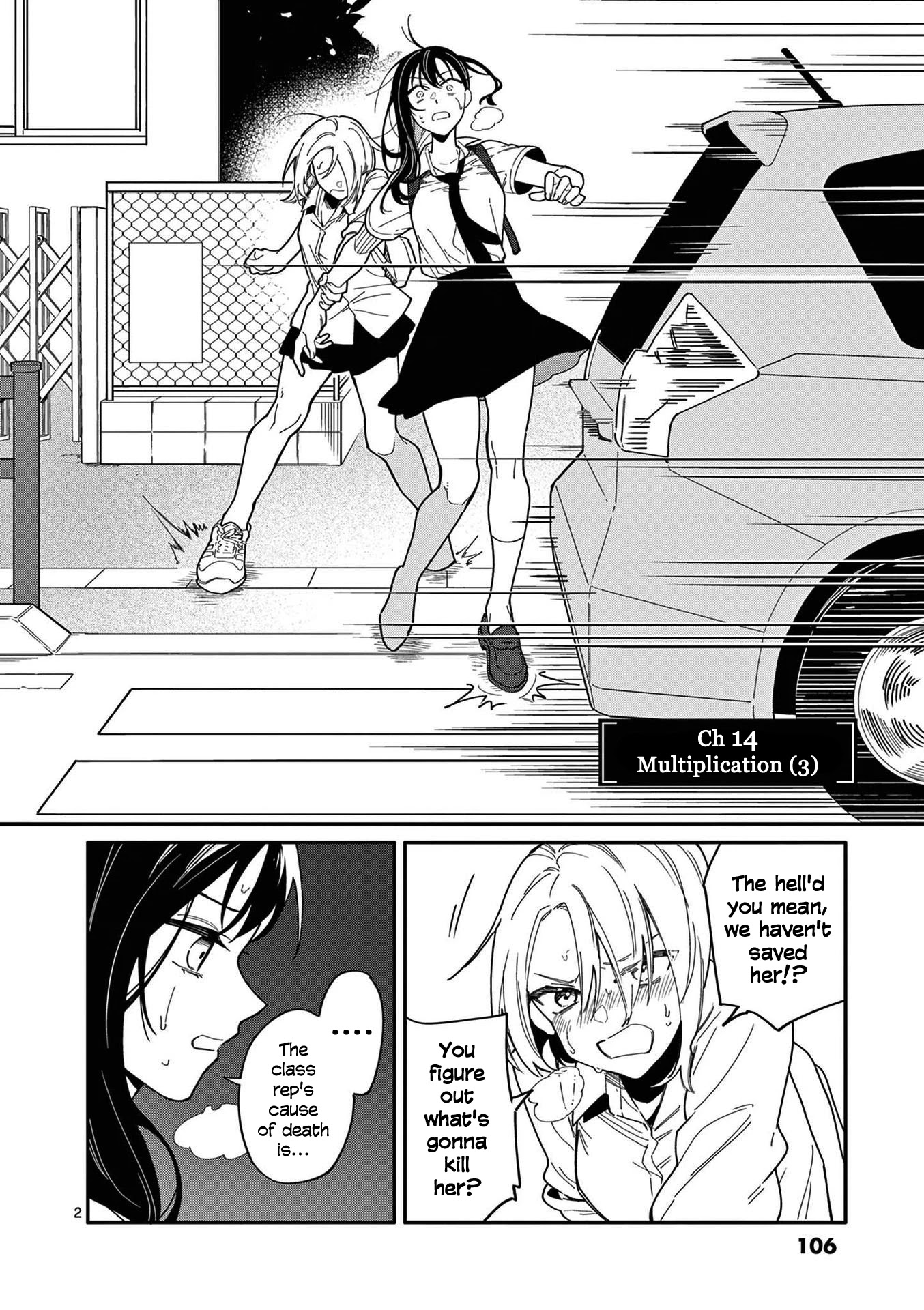 Liar Satsuki Can See Death Chapter 14 page 2 - Chapter 14: Multiplication (3)
