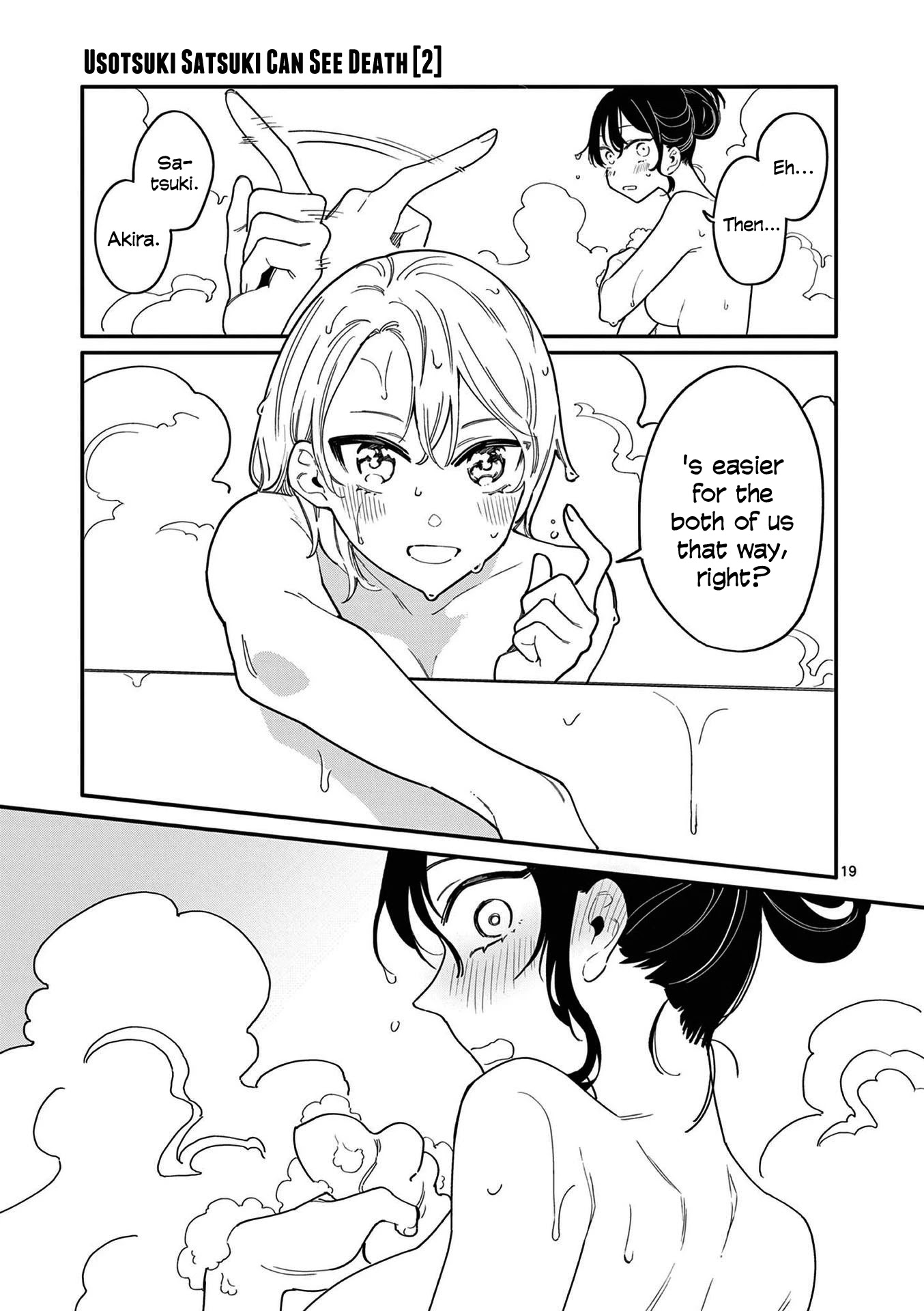 Liar Satsuki Can See Death Chapter 15 page 19 - Chapter 15: Friends (1)