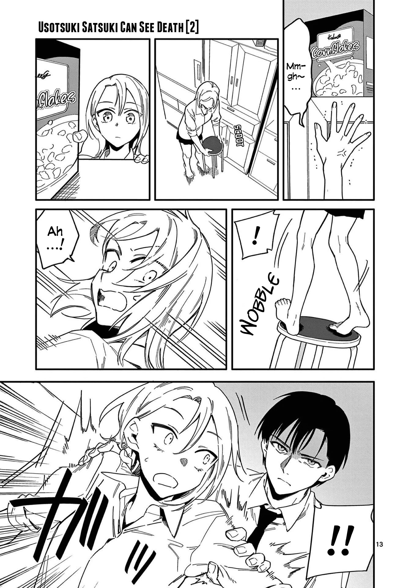 Liar Satsuki Can See Death Chapter 16 page 13 - Chapter 16: Friends (2)