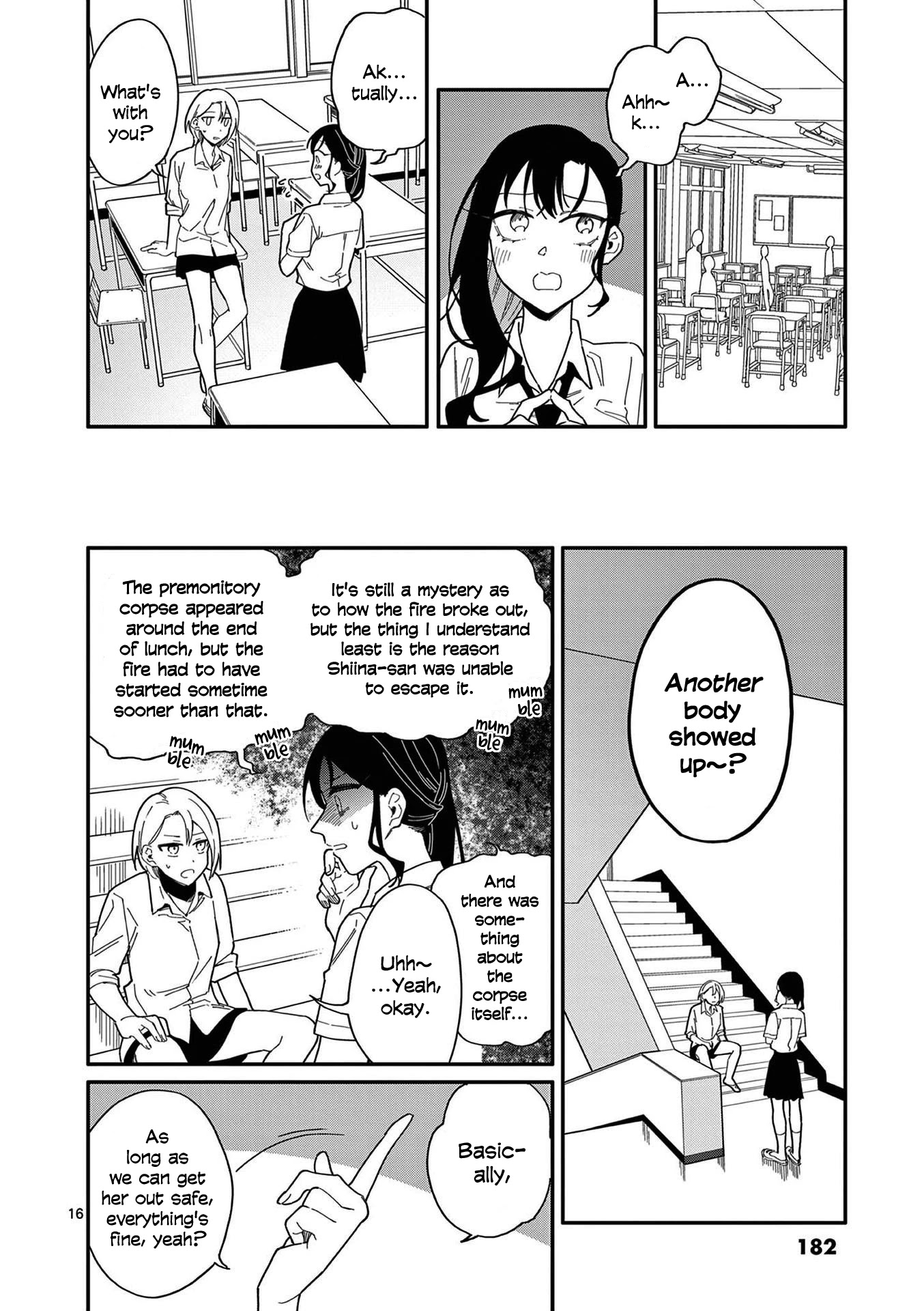 Liar Satsuki Can See Death Chapter 17 page 16 - Chapter 17: Rift (1)