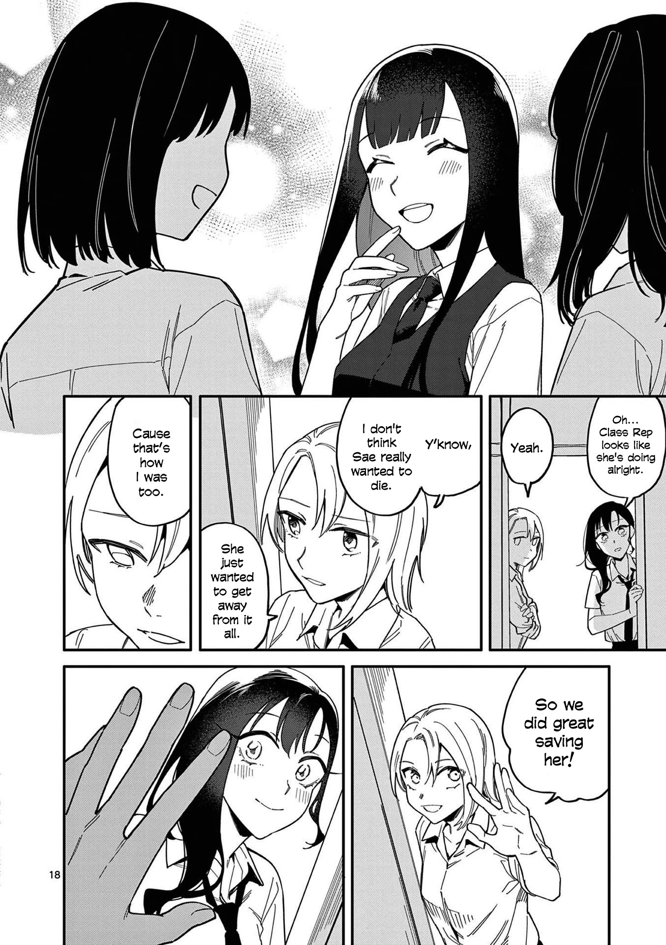 Liar Satsuki Can See Death Chapter 17 page 18 - Chapter 17: Rift (1)