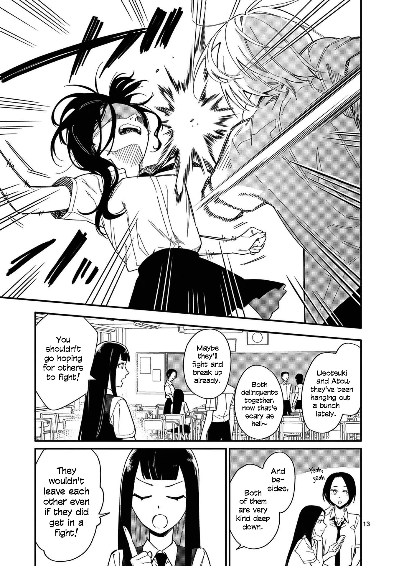 Liar Satsuki Can See Death Chapter 18 page 13 - Chapter 18: Rift (2)