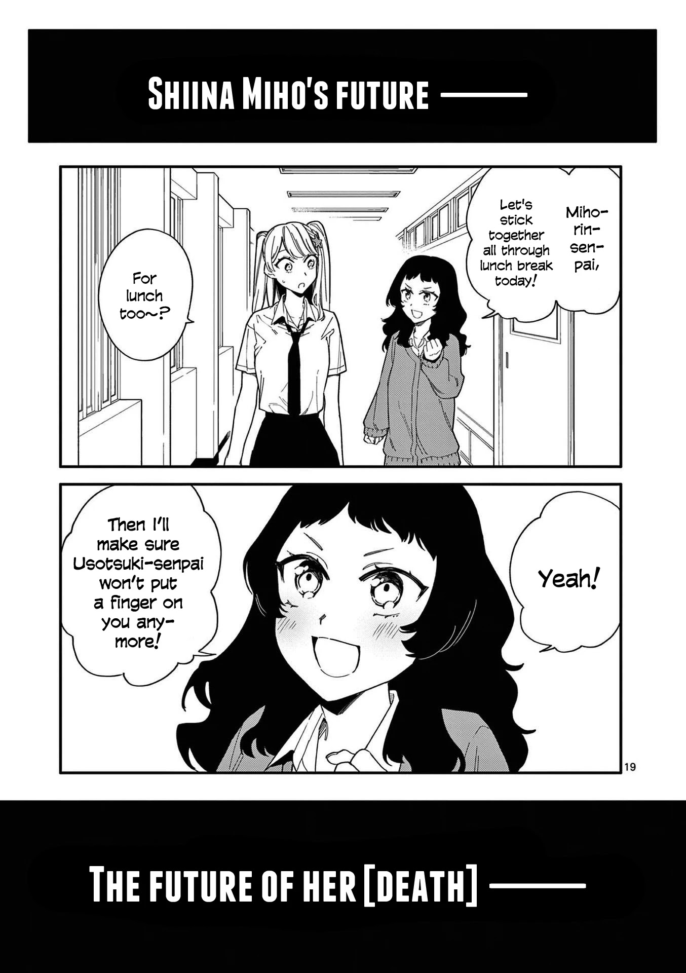 Liar Satsuki Can See Death Chapter 18 page 19 - Chapter 18: Rift (2)