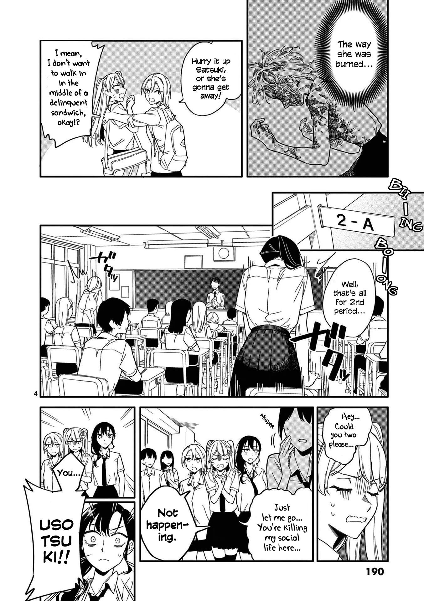 Liar Satsuki Can See Death Chapter 18 page 4 - Chapter 18: Rift (2)