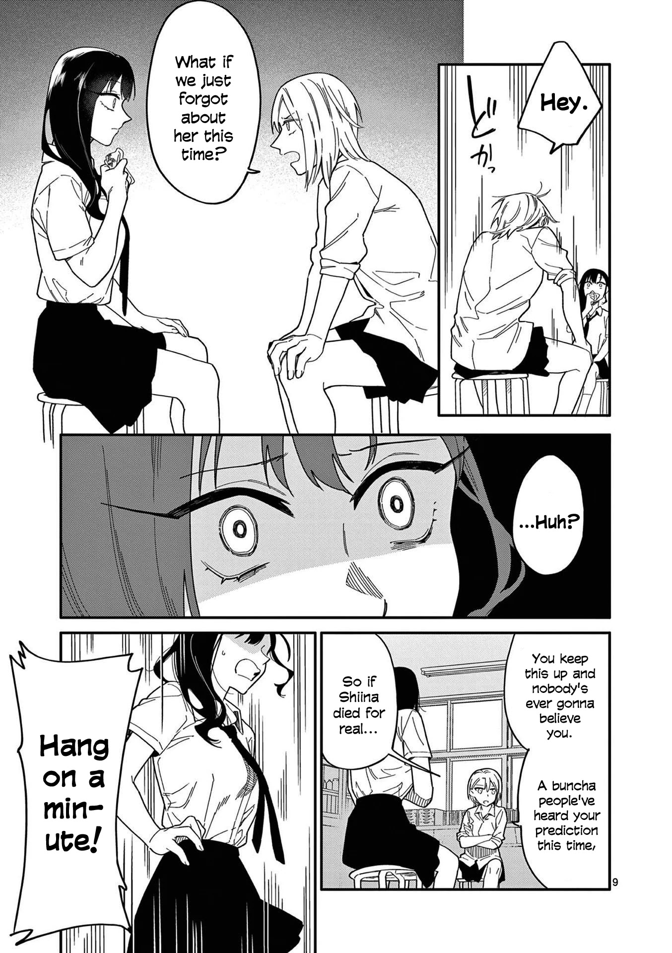 Liar Satsuki Can See Death Chapter 18 page 9 - Chapter 18: Rift (2)
