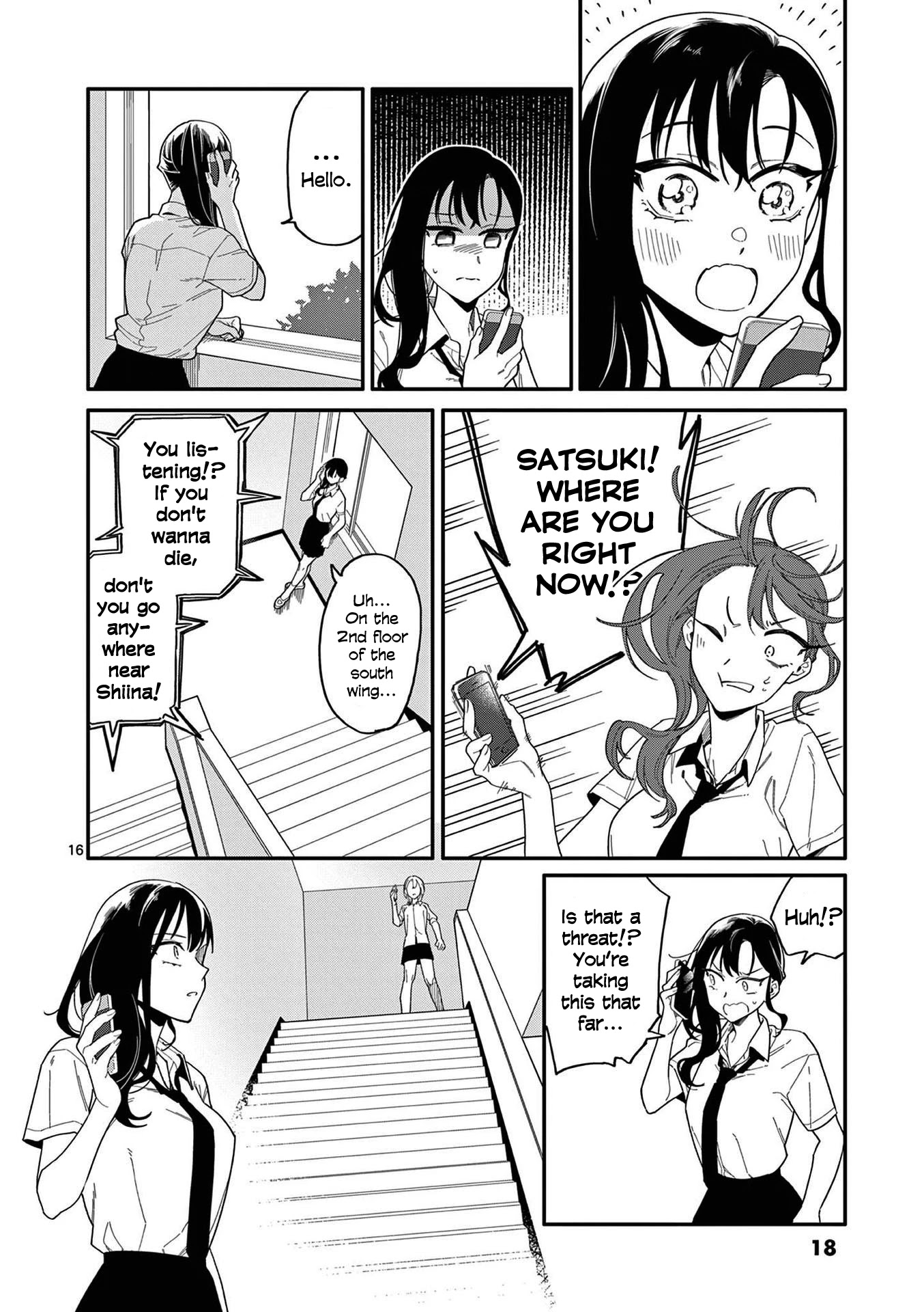 Liar Satsuki Can See Death Chapter 19 page 16 - Chapter 19: Rift (3)