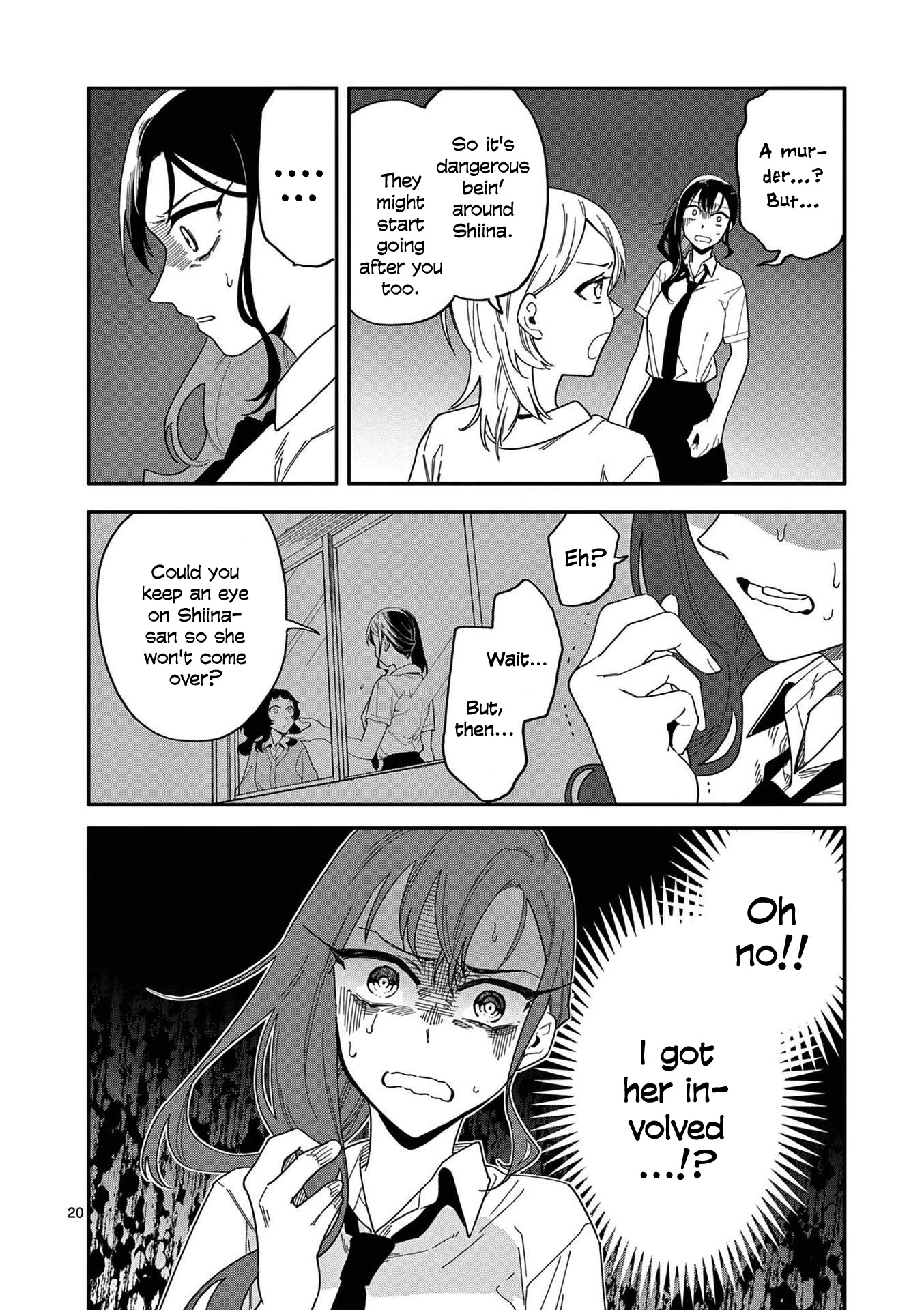Liar Satsuki Can See Death Chapter 19 page 20 - Chapter 19: Rift (3)