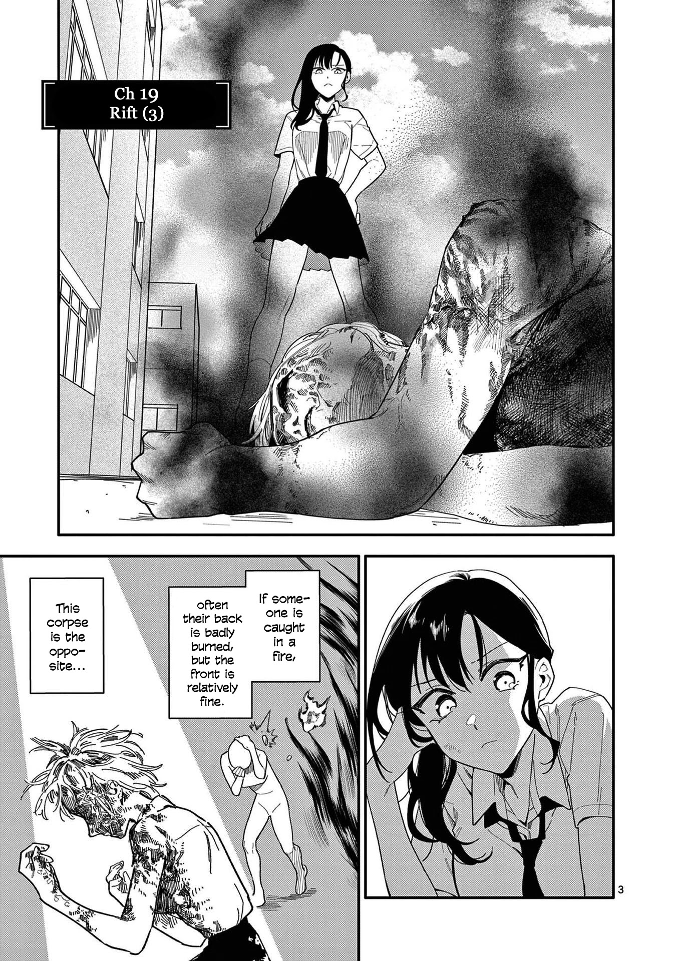 Liar Satsuki Can See Death Chapter 19 page 3 - Chapter 19: Rift (3)